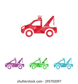 Vector illustration of modern auto repair icon