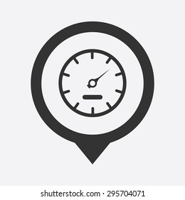 Vector illustration of modern auto repair icon