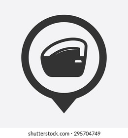 Vector illustration of modern auto repair icon