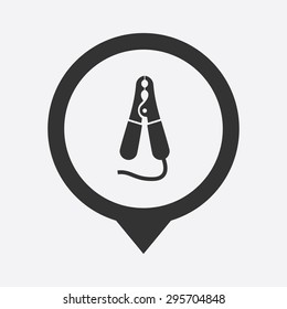 Vector illustration of modern auto repair icon