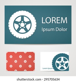 Vector illustration of modern auto repair icon