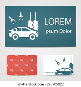 Vector illustration of modern auto repair icon