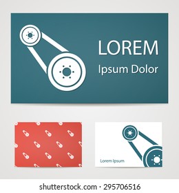Vector illustration of modern auto repair icon