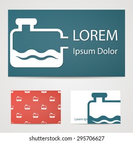 Vector illustration of modern auto repair icon