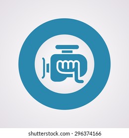 Vector illustration of modern auto repair icon