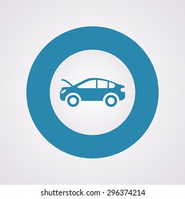 Vector illustration of modern auto repair icon