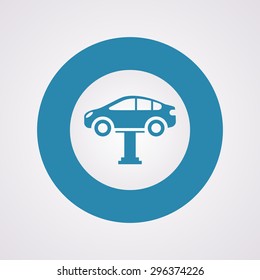 Vector illustration of modern auto repair icon