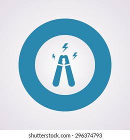 Vector illustration of modern auto repair icon