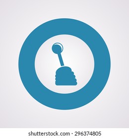 Vector illustration of modern auto repair icon