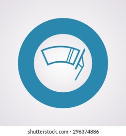 Vector illustration of modern auto repair icon