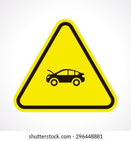 Vector illustration of modern auto repair icon