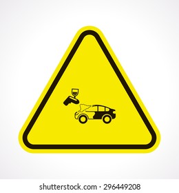 Vector illustration of modern auto repair icon