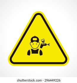 Vector illustration of modern auto repair icon