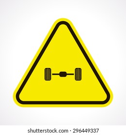 Vector illustration of modern auto repair icon