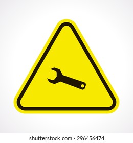 Vector illustration of modern auto repair icon
