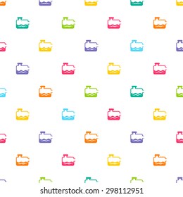 Vector illustration of modern auto repair icon