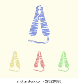 Vector illustration of modern auto repair icon