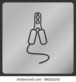 Vector illustration of modern auto repair icon