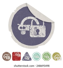 vector illustration of modern b lack icon signaling
