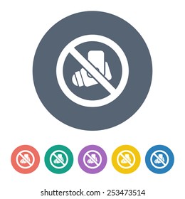 vector illustration of modern b lack icon camera