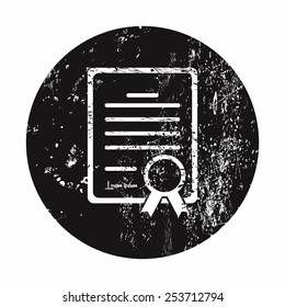 vector illustration of modern b lack icon guarantee