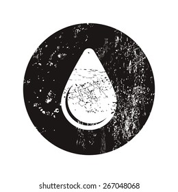 vector illustration of modern b lack icon drop