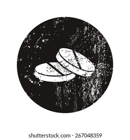 vector illustration of modern b lack pills