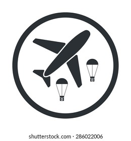 vector illustration of modern b lack icon medical bag