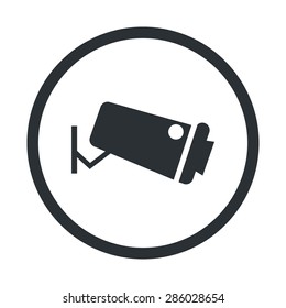 vector illustration of modern b lack icon camera