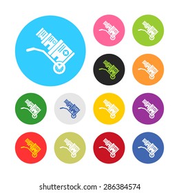 vector illustration of modern b lack icon medicines