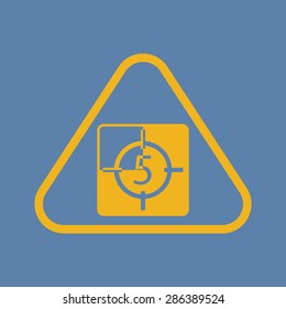 vector illustration of modern b lack icon  cadr