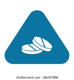 vector illustration of modern b lack pills