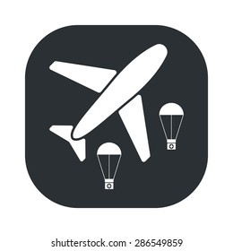 vector illustration of modern b lack icon medical bag