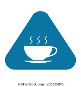 vector illustration of modern b lack icon coffee