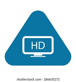 vector illustration of modern b lack icon monitor