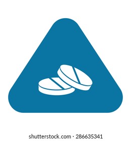 vector illustration of modern b lack pills