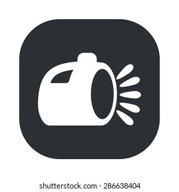 vector illustration of modern b lack icon lantern