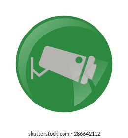vector illustration of modern b lack icon camera
