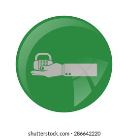 vector illustration of modern b lack icon lock