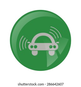 vector illustration of modern b lack icon signaling