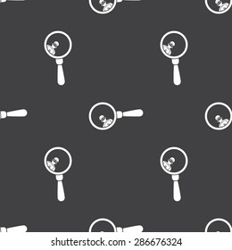 vector illustration of modern b lack icon thief