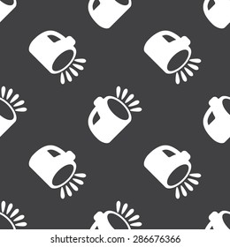 vector illustration of modern b lack icon lantern