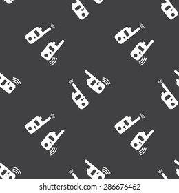 vector illustration of modern b lack radio 