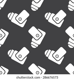 vector illustration of modern b lack icon camera