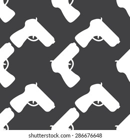 vector illustration of modern b lack icon gun