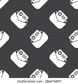 vector illustration of modern b lack icon message