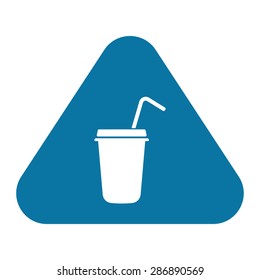 vector illustration of modern b lack icon coffee
