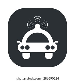 vector illustration of modern b lack icon spotlight