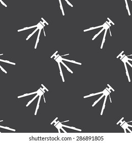 vector illustration of modern b lack icon tripod
