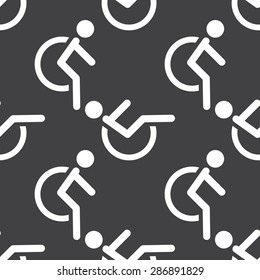 vector illustration of modern b lack icon disabled